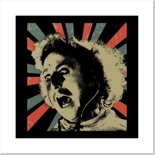 Gene Wilder || Vintage Art Design || SEDAGIVE Posters and Art